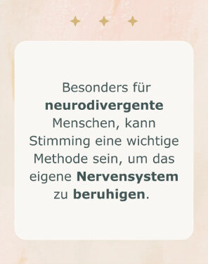 Was bedeutet Stimming?